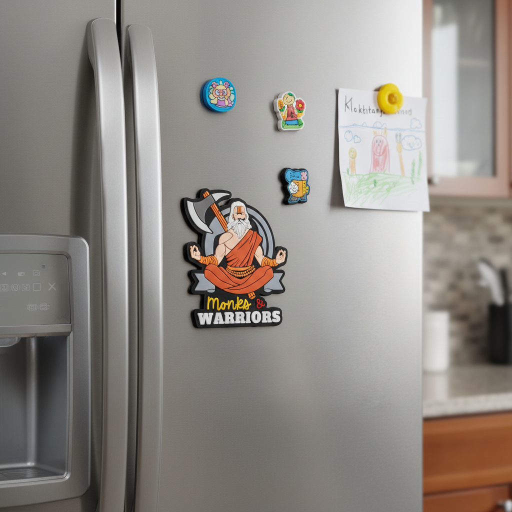 Monks & Warriors™ Fridge Magnet