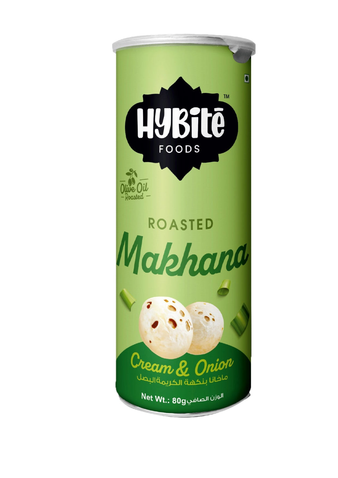 Cream and Onion Makhana| Roasted Fox Nuts - Hybite Foods