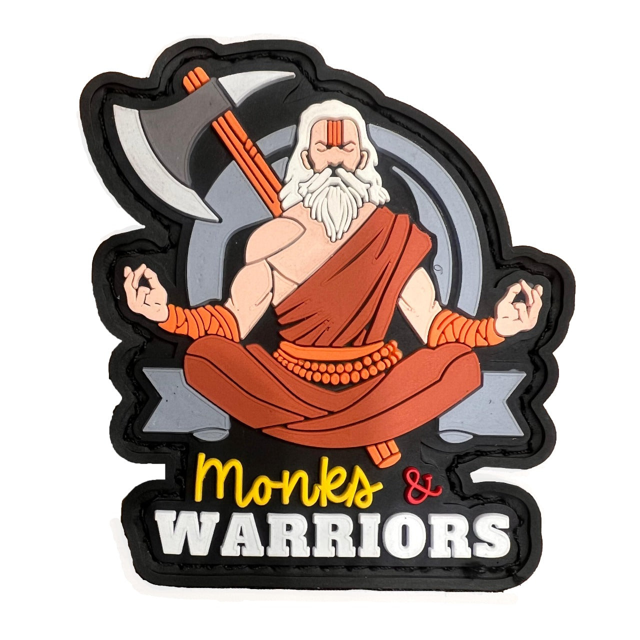 Monks & Warriors™ Velcro Tactical Patches For Bags, Jackets, Caps, T-Shirts & Shirts
