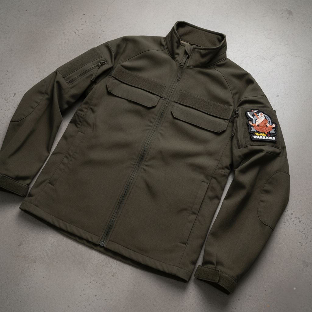 Monks & Warriors™ Velcro Tactical Patches For Bags, Jackets, Caps, T-Shirts & Shirts