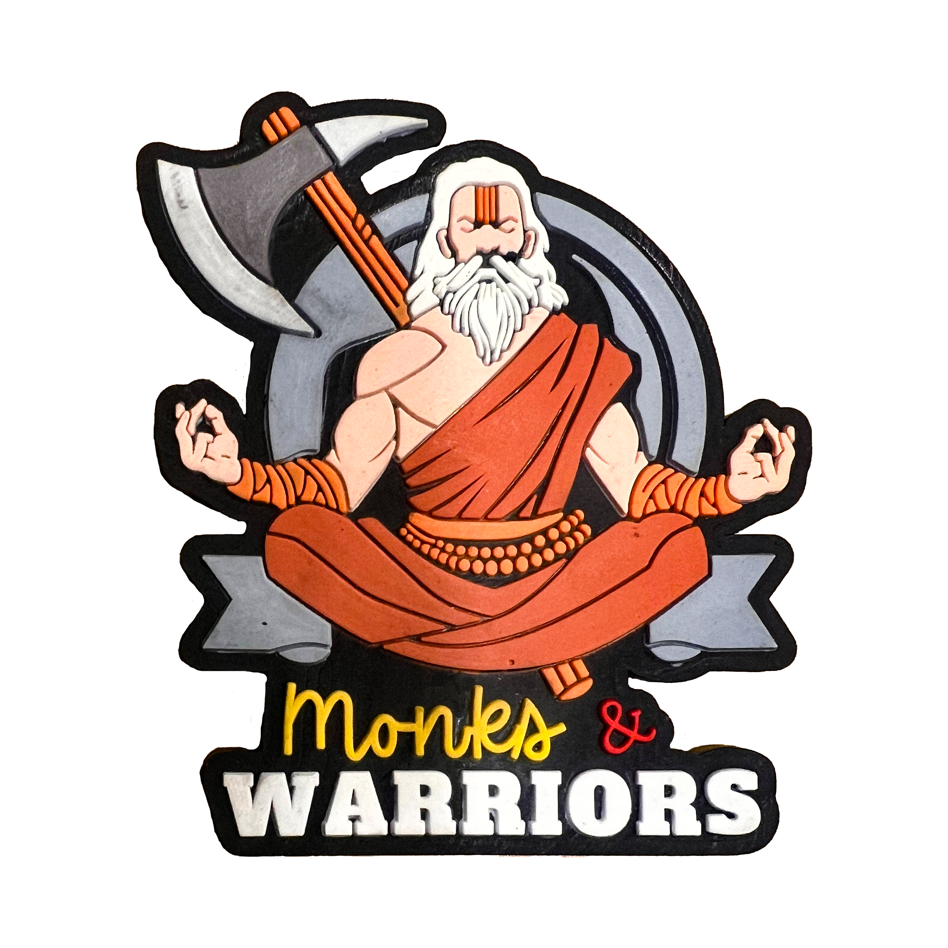 Monks & Warriors™ Fridge Magnet